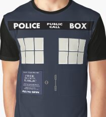 Classic Tardis Door Graphic T-Shirt