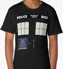 Classic Tardis Door Long T-Shirt
