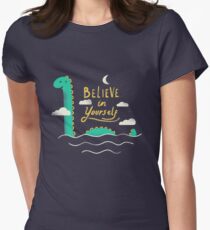 Glaub an dich Tailliertes T-Shirt für Frauen