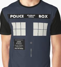 New Tardis Door Graphic T-Shirt