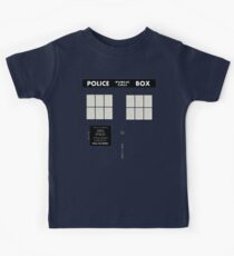 New Tardis Door Kids Tee