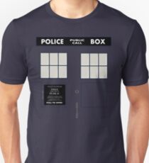 New Tardis Door Unisex T-Shirt