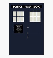 New Tardis Door Photographic Print