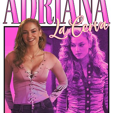 "ADRIANA LA CERVA Vintage Shirt, Adriana La Cerva Homage" Poster for