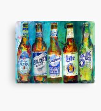 Favorite Beer Combo Canvas Print