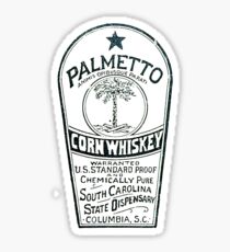South Carolina Dispensary Whiskey Label Sticker