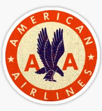 American Airlines USA Sticker