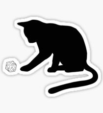 Pegatina D20 Cat
