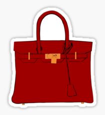 The Hermes Red Birkin Sticker