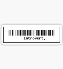 Introvert. Sticker