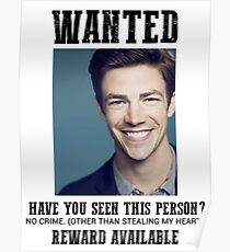 wanted: grant gustin Poster