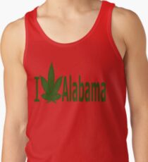 0181 I Love Alabama Tank Top