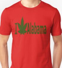 0181 I Love Alabama Unisex T-Shirt