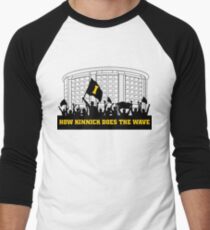 How Kinnick Does The Wave Dance Marathon Fundraiser Men's Baseball ¾ T-Shirt