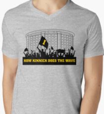 How Kinnick Does The Wave Men's V-Neck T-Shirt