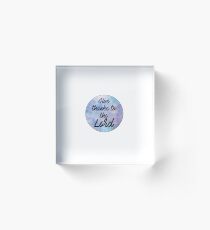 Give thanks to the Lord Acrylic Block