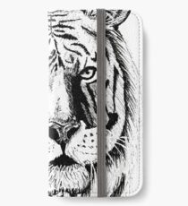 White tiger iPhone Wallet/Case/Skin
