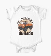 My other car is a Unimog - Orange One Piece - Short Sleeve