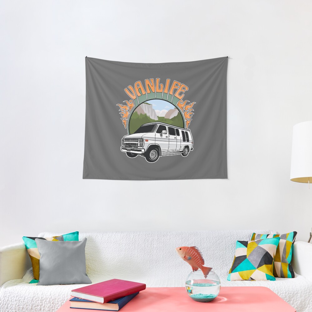 Van Life en Yosemite Tela decorativa