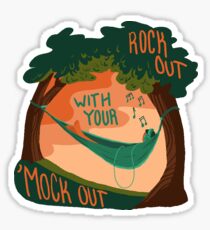 Rock Out With Your 'Mock Out Sticker