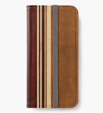 Nalu Lua Faux Koa Wood Hawaiian Surfboard iPhone Wallet/Case/Skin