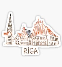 Riga Latvia Sticker