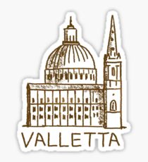 Pegatina Valletta Malta