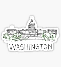 Washington DC USA Sticker