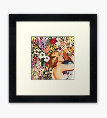Floral Bed Framed Print