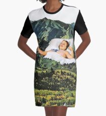 Rising Mountain Graphic T-Shirt Dress