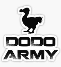 Dodo Army T-shirt Sticker