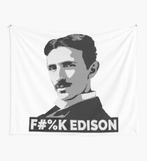 Nikola Tesla (is a Boss) Wall Tapestry