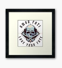 Inspirational Skull Design Framed Print