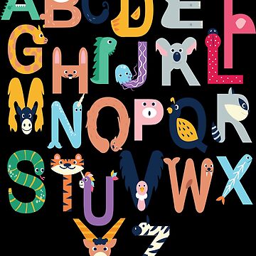 alphabet lore lore alphabet lore cats Art Board Print for Sale by lion-sy