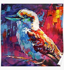Kookaburra sits in the old gum tree... Poster