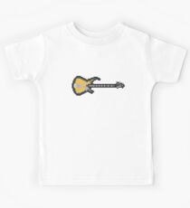 Pixel Funky Bass Guitar Kids Tee