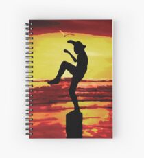 The Crane Kick Karate Kid Spiral Notebook
