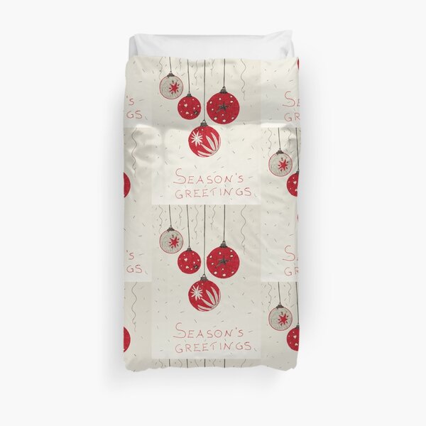 Baubles, by Enza Stellato Duvet Cover