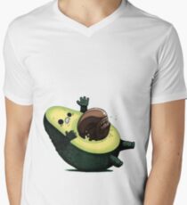 Avocado vs Alien Men's V-Neck T-Shirt