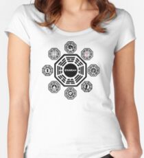 Dharma Initiative Women's Fitted Scoop T-Shirt