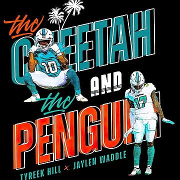 Greetings from Miami Dolphins Tyreek Hill Cheetah and Jaylen Waddle Penguin  shirt, hoodie, sweater, long sleeve and tank top