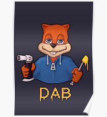 Squirrel Dab Poster