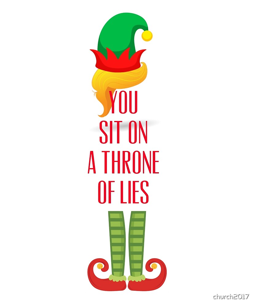 you sit on a throne of lies tshirt