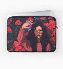 Red Flowers Girl Laptoptasche
