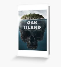Oak Island Nova Scotia Canada Greeting Card