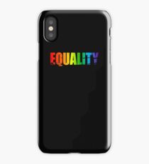 'Equality Rainbow Flag' Cool LGBT Right Equality iPhone Case/Skin