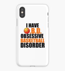 OBSESSIVE BASKETBALL DISORDER iPhone Case/Skin