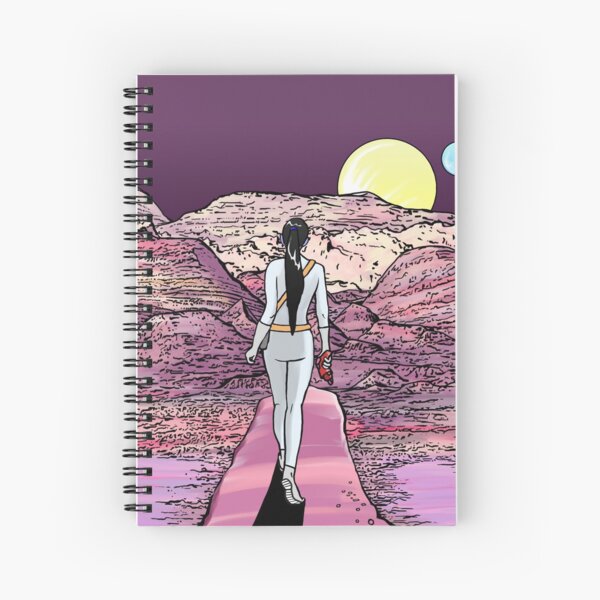 Science Fiction Exploration and Discovery Spiral Notebook