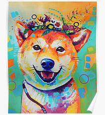 Happy Shiba Poster