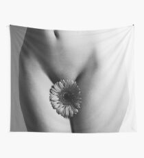 vagina flower Wall Tapestry